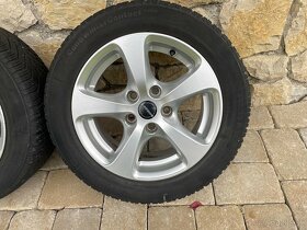 Disky 7 J x 16 + pneumatiky 205/55 R16 zimne - 5