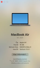 Apple MacBook Air 13 M1 16 GB 256 GB SSD - 5