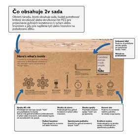 2v záhradná kupola DIY sada “hubs” + ďalšie komponenty - 5