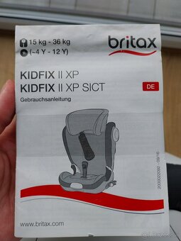 Predám autosedačku Britax Romer kidfix II XP SICT - 5