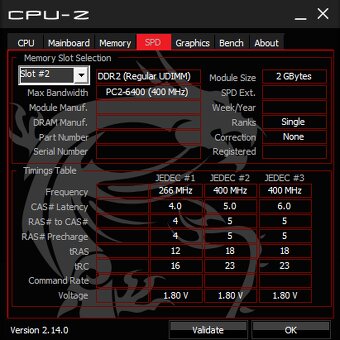 4x 2GB DDR2 800 Zeppelin + Adata - 5