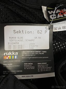 RUKKA ELAS. GORETEX GORE-TEX nohavice na motorku - 5