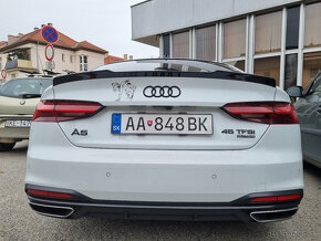 Spoiler kridlo lipko kufru AUDI A5 S5 RS5 model B9 - 5