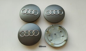 AUDI - stredové krytky disku 61mm, 68  a 77mm - 5