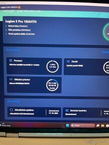 Herný notbook Lenovo Legion 5 pro 16IAH7H - 5