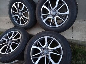 TOYOTA RAV4 17"+225/65 R17+SNÍMAČE+MATICE ZIMNÁ SADA - 5