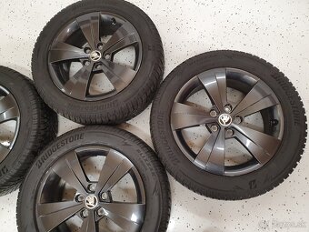 Zimná sada 215/55 r17 + Alu Škoda Triton 5x112 - 5