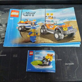 LEGO Morský/vodný mix auto pobrežnej hliadky+skúter, ponorka - 5