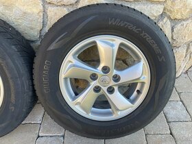 16 palcové Disky Hyundai SUV + pneu 215/70 R16 zimne - 5