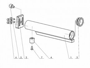 Redukce + QD tubus pažby Vz.58 vz.58 sa58 vz58 - 5