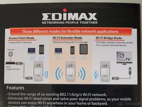 Rozširovač signálu WIFI - extender EDIMAX N300 - 5