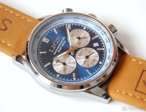 LIGE 89136 Luxury Chronograph - pásnke štýlové hodinky - 5