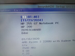 rozpredám funkčný notebook Hp 255 g7 - 5