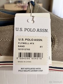 Plátené mokasíny U.S. Polo ASSN. - 5