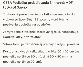 Prebalovacia podlozka Ceba - 5