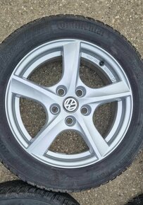 5X112 R16 6,5J ET46, 205/55 R16 Zimné Continental - 5