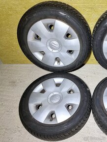 Suzuki swift 185/60r15 zimné pneumatiky na diskoch - 5