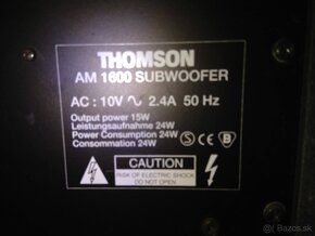 THOMSON AM 1600 2xreproduktory + subwoofer - 5