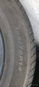 Predám letné pneumatiky 165/70r14 81T sada č.2 - 5