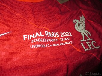 Futbalový dres Liverpool FC finále LM 2022 - 5