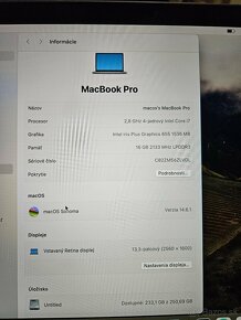 Macbook pro 2019 Touchbar v Top stave 16gb ram intel core i7 - 5