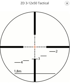 Optika MEOPTA (vojenská verzia 3-12x50 Tactical) - 5