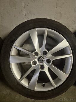 SKODA TRIUS 5x112 R17 + 225/45 LETNE PNEUMATIKY - 5