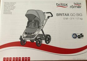 Trojkombinácia - BRITAX GO BIG Grey - TOP STAV - 5