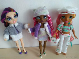 Kožuchy šaty pre bábiky Rainbow high barbie čiapky - 5