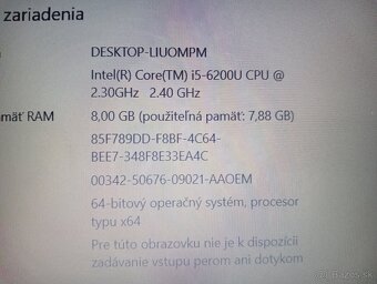 predám základnú dosku z notebooku Hp probook 650 g2 - 5