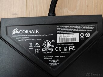 Klávesnica CORSAIR K70 RGB MK.2 LP + podložka zadarmo - 5