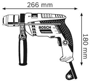 Predám príklepovú vŕtačku Bosch GSB 13 RE Professional - 5