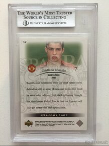 2x Karta Cristiano Ronaldo, 2004 SP Authentic, Beckett BGS - 5