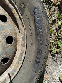 Predám kolesá 185/60 R15 - 5