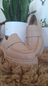 Kozene mokasiny loafers Lena Gercke vel 40/41 - 5