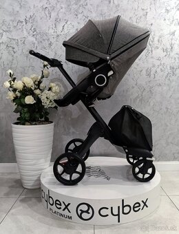 TROJKOMBINÁCIA STOKKE XPLORY V6 BLACK MELANGE BROWN - 5