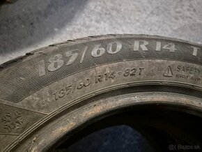 185/60 r14 zimné 2 ks MATADOR dezén 7,4 mm - 5