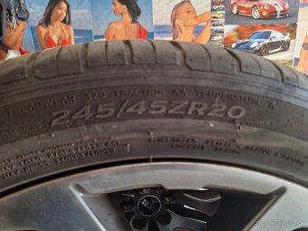 Predám letné pneu 245/45r.20 - 5