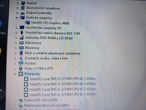 predám Hp probook 6570b , Intel i5 , 8gb ram , ssd , RS-232 - 5