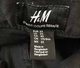 Chinos slim-fit nohavice H&M - 5