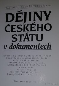 Dějiny českého státu v dokumentech (Victoria Publishing 1994 - 5