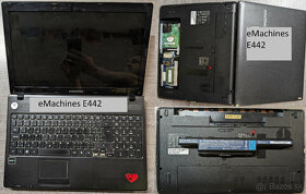 Notebooky: HP 635; Acer AN515; Toshiba L650, eMachines E442 - 5