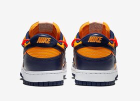 Nike dunk x off white “dark blue&yellow” - 5