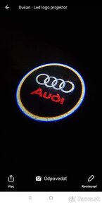 Predám VW, Skoda, Bmw, Audi led logo projektor - 5