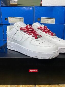 Nike Air Force 1 x Supreme Low White - 5