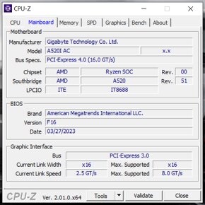 GIGABYTE A520I AC + Ryzen 5 5600 - 5