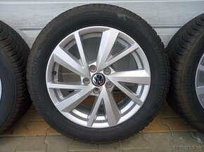 Orig. sada Audi, VW, Škoda, Seat 5x112 R17 + pneu 215/55 R17 - 5