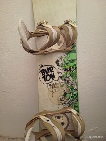 140 cm snowboard BURTON PUNCH + zanovne viazanie Burton - 5