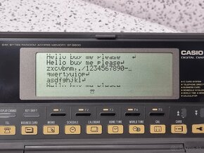 64k Bytes / CASIO SF9600 + Ram Card ES-100 digital diary - 5