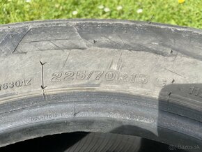 Letné pneumatiky 225/70 R15C Bridgestone Duravis 4ks - 5